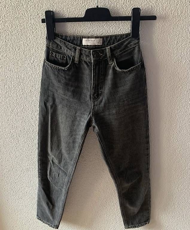 Jeans: Topshop MOM Jeams Grau – Usato da Wahlen b. Laufen venduto da Jeanine_T 3