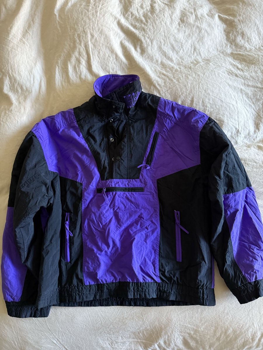 Giacche: Vintage Purple Windbreaker Jacket – Usato da Zürich venduto da car_v988
