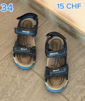 Geox Sandalen Kinder Grösse 34 blau guter Zustand
