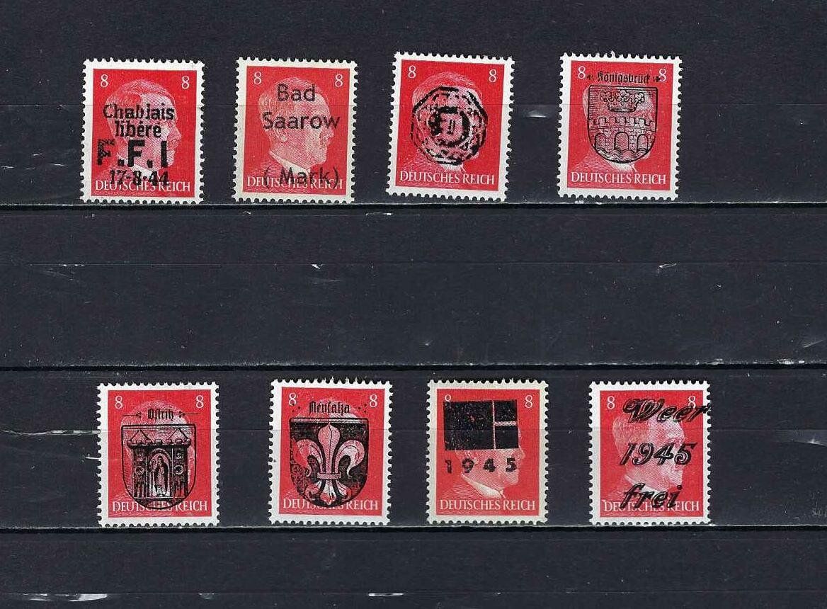 Tous les timbres: Hitler mit Aufdruck ** – Neuf avec emballage d'origine à Altstätten SG par Nandodax