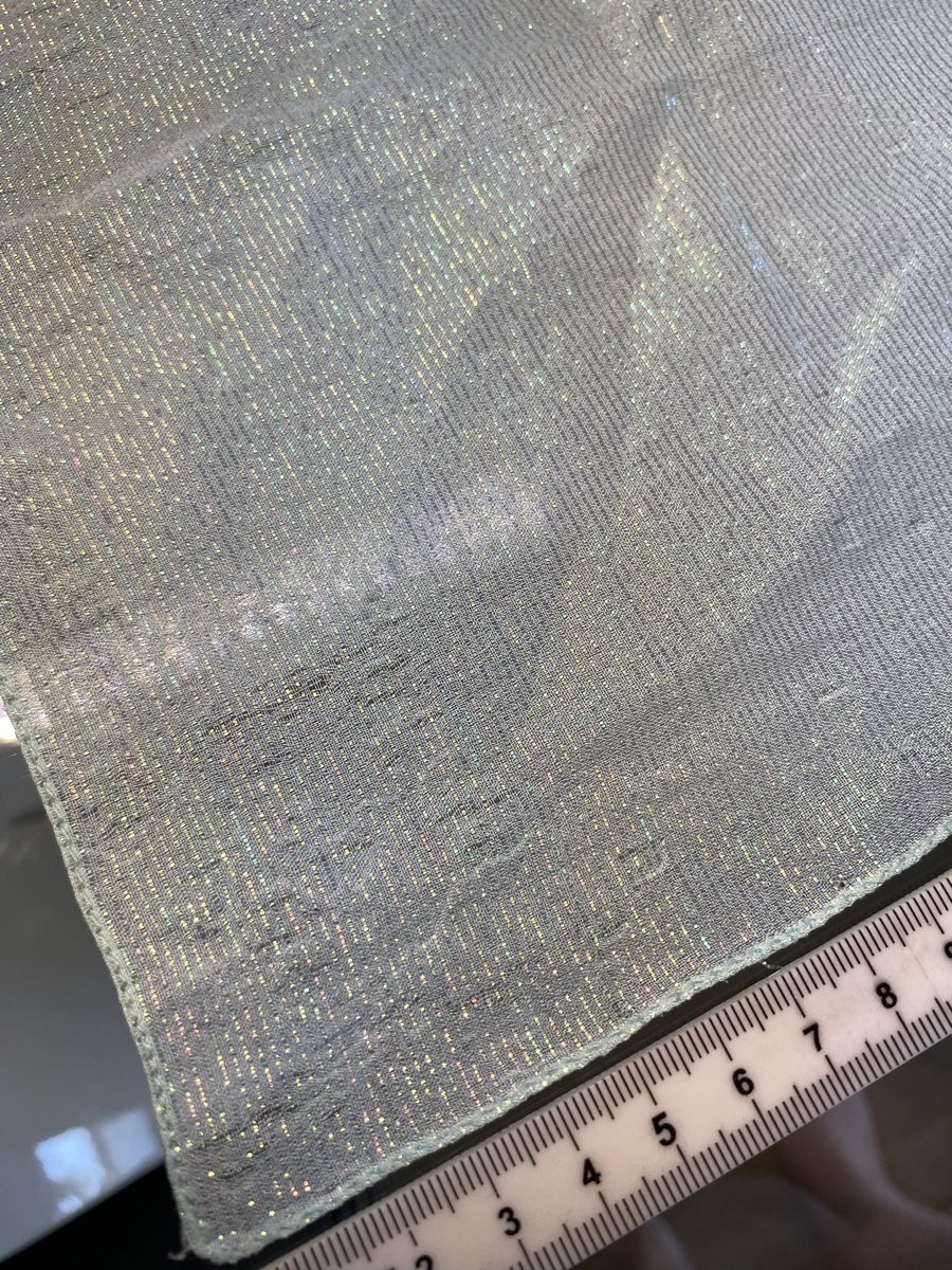 Foulard & Sciarpe: Halstuch hellgrün mit Glitzerfaden – Usato da Hausen AG venduto da corinne_g 2