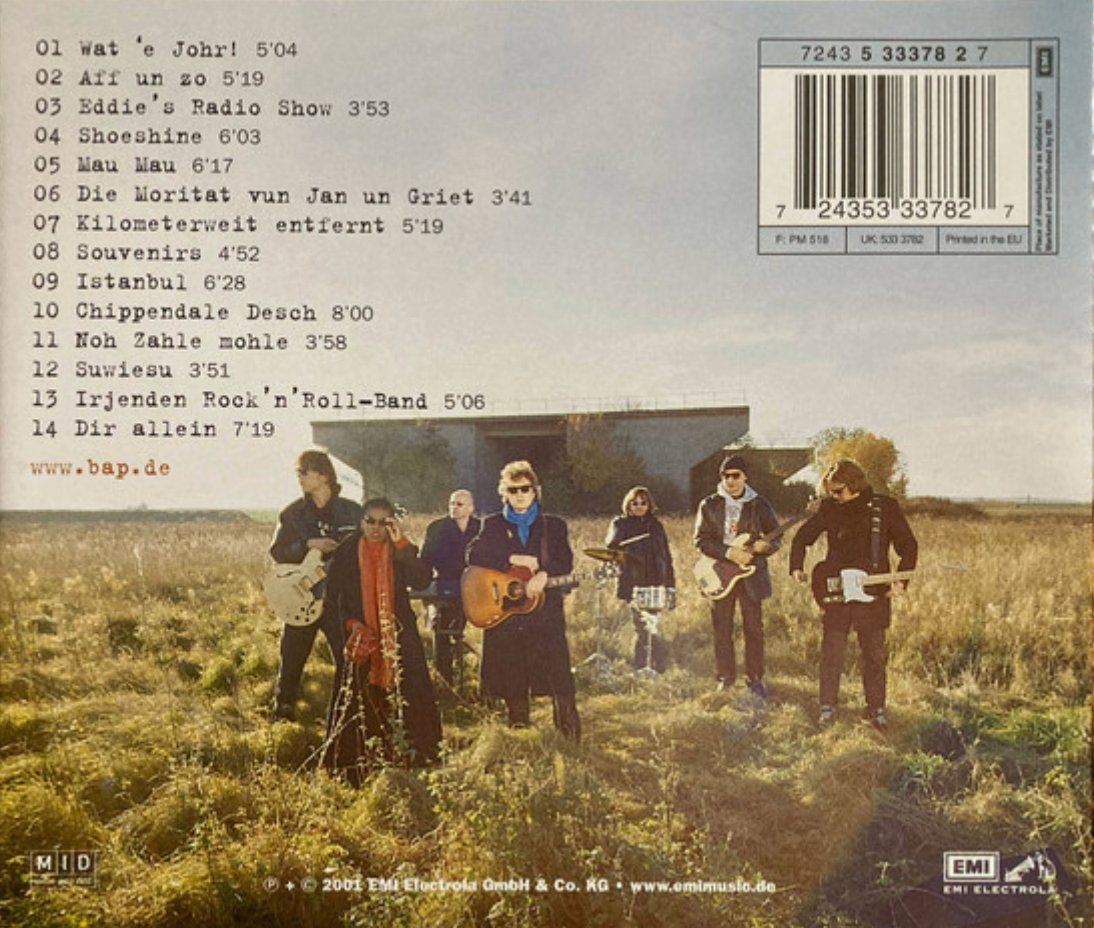 CD: BAP – Aff Un Zo – Usato da Brunnen venduto da Barfly5 1