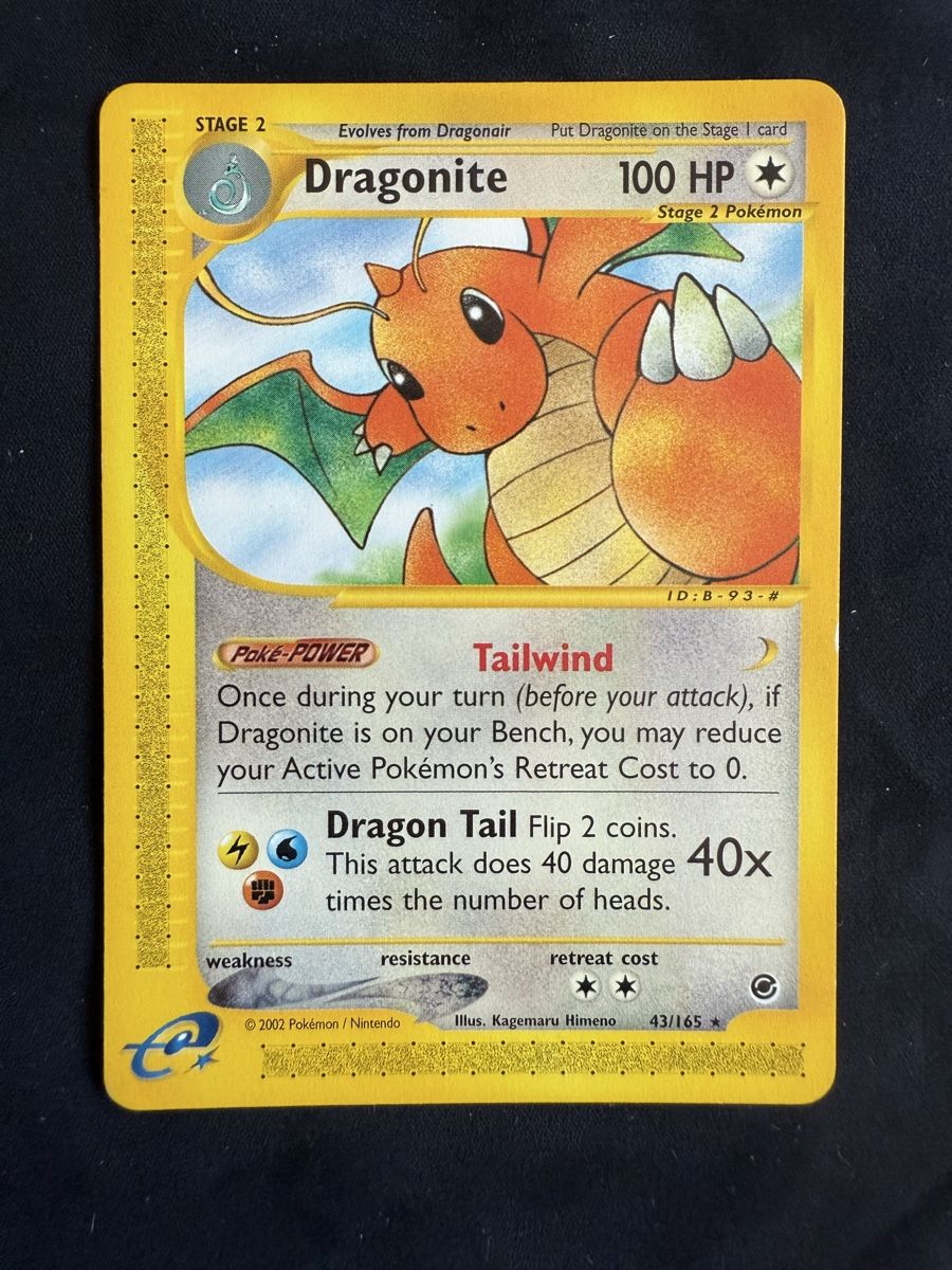 Pokémon Carte collezionabili: Dragonite Pokemon Expedition - 43/165 – Nuovo (secondo la descrizione) da Winterthur venduto da SiddyPokemon