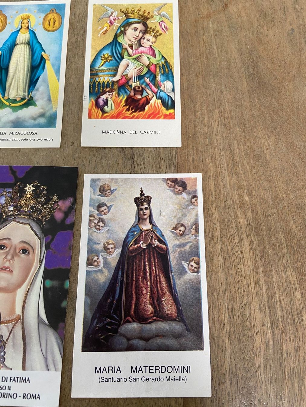 Foto & Immagini: 6 Madonna Maria Heiligenbildli Andachtsbilder – Usato da Luzern venduto da waterfront1 2