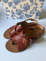 LES SOULIERS SEZANE Judith Sandalen Leder Grösse 39