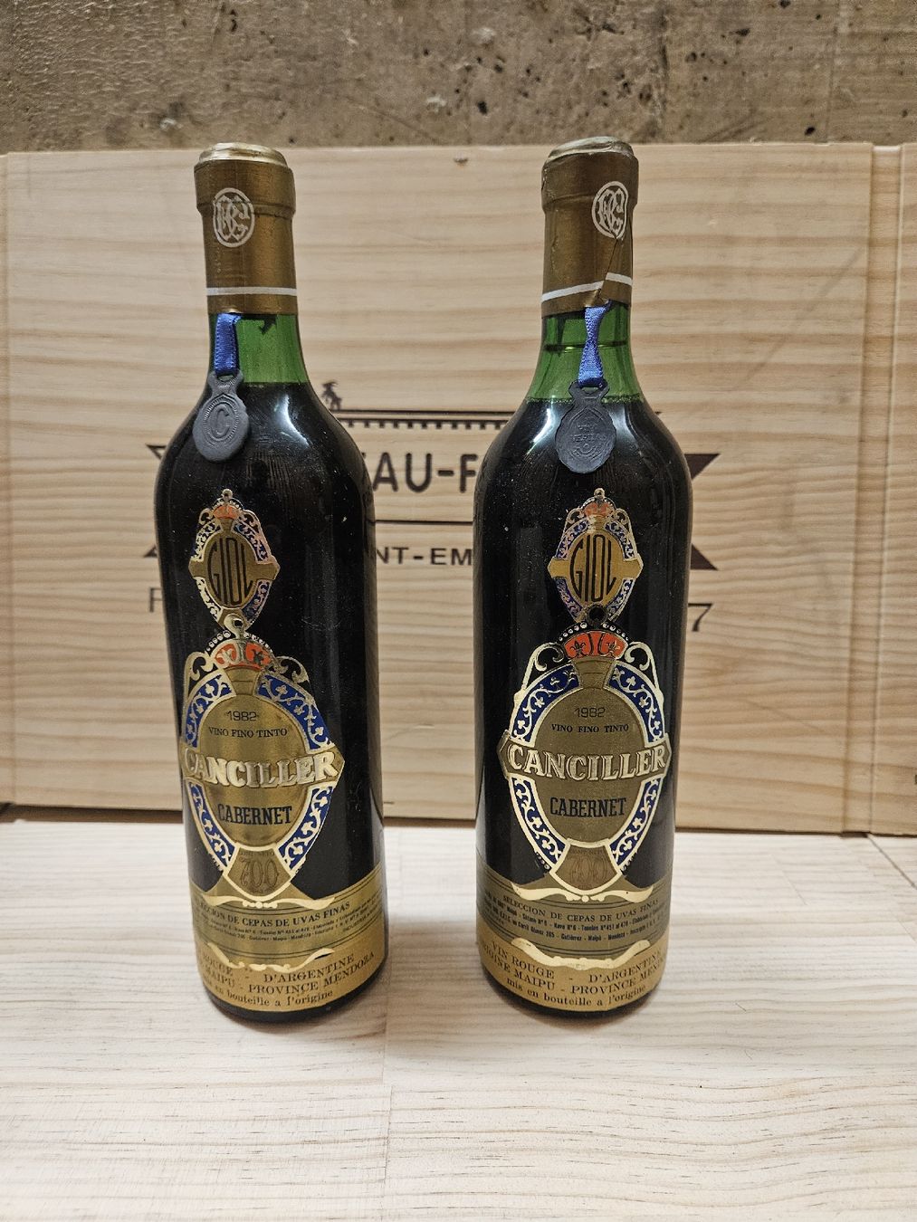 Vino: 2x Canciller 1982 Maipu, Argentinien  – Nuovo (secondo la descrizione) da Zofingen venduto da WouterSamwel