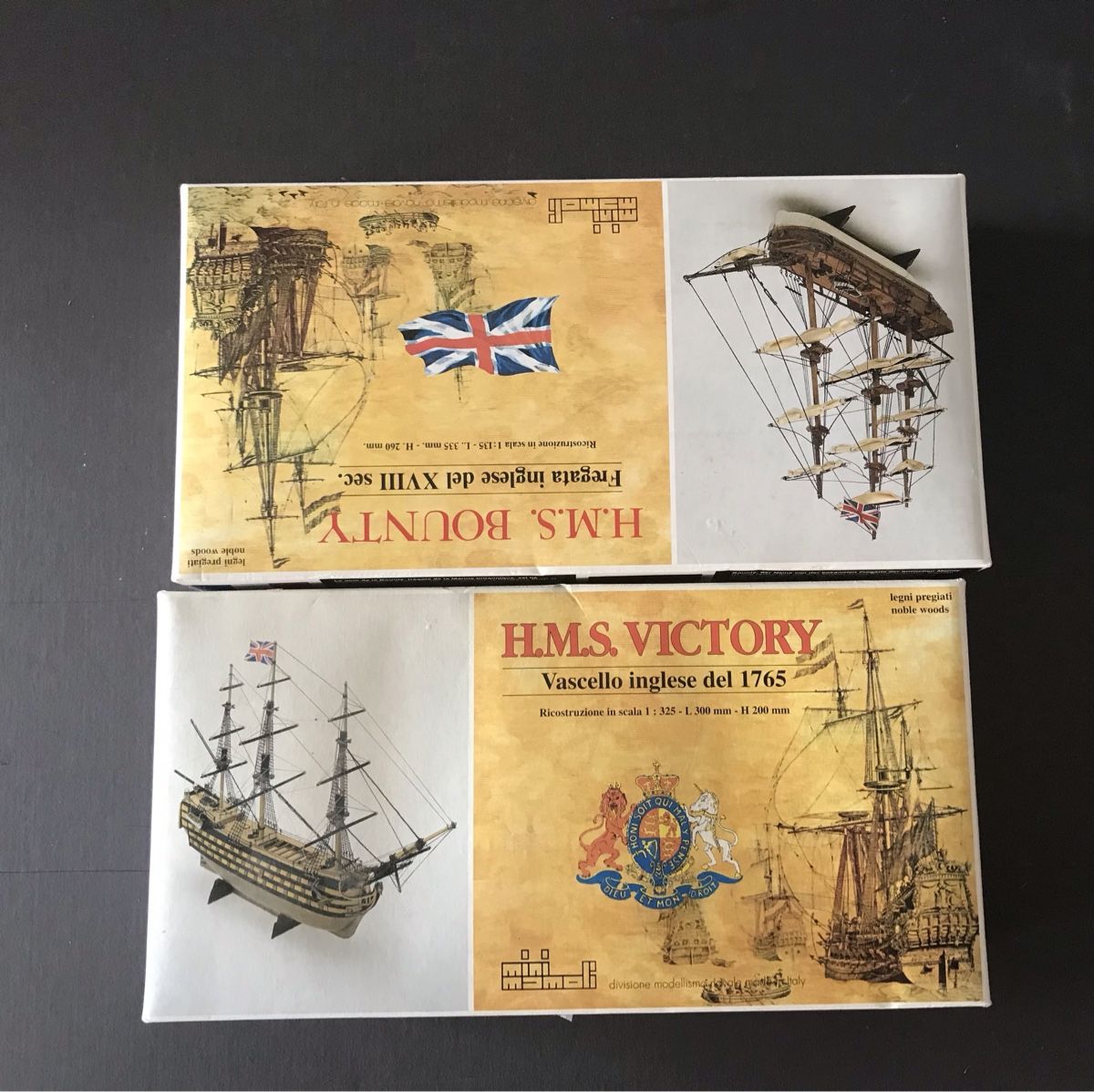 Kit di modellismo & Modellini statici: Maquettes de navires HMS Victory et Bounty – Usato da Penthaz venduto da Petrus45 7
