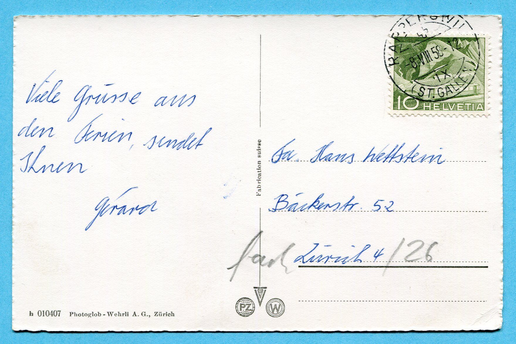 Cartes postales: Rapperswil 1958 - Camping – D'occasion à Opfikon par Prophila 1