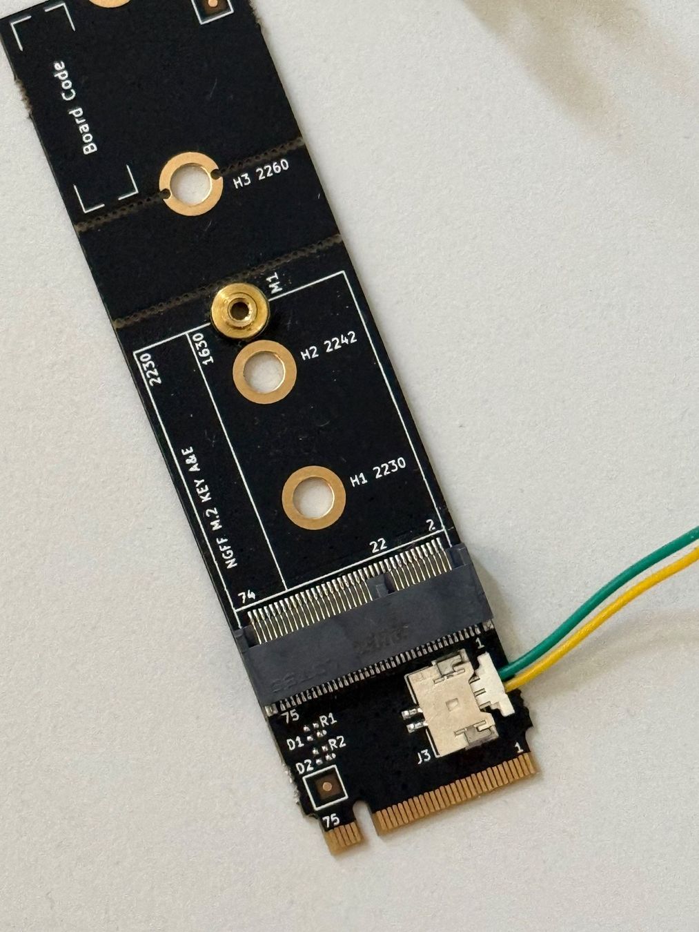 Unità & Adattatore: M.2 NVMe nach WLAN A+E.key adapter mit Antennen – Nuovo (secondo la descrizione) da Wabern venduto da losted 1