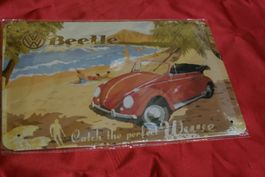(29) VW Beetle VW Käfer Blechschild neu und OVP!!