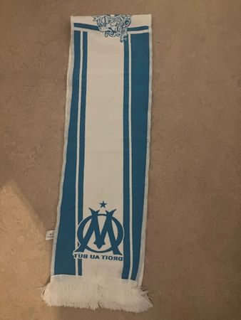 Olympique de Marseille Schal weiss/blau 