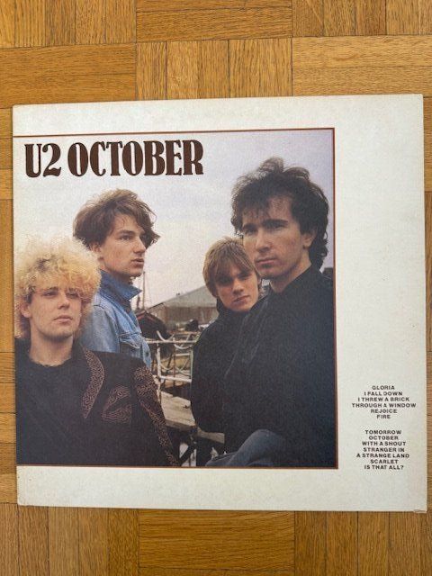 Dischi in vinile: U2 1981 October (LP 1st issue + inner) – Usato da Territet venduto da Yvanz