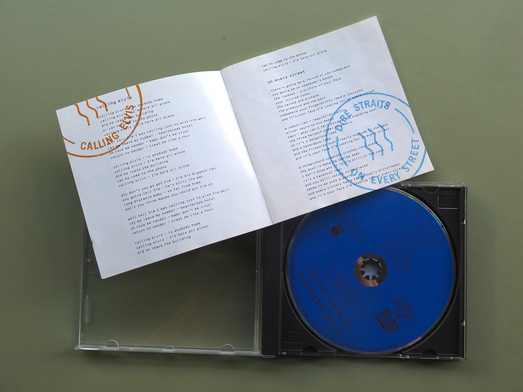 CD: (p) CD DIRE STRAITS: On every street, 1991 – Usato da Bern venduto da Balzamico 2