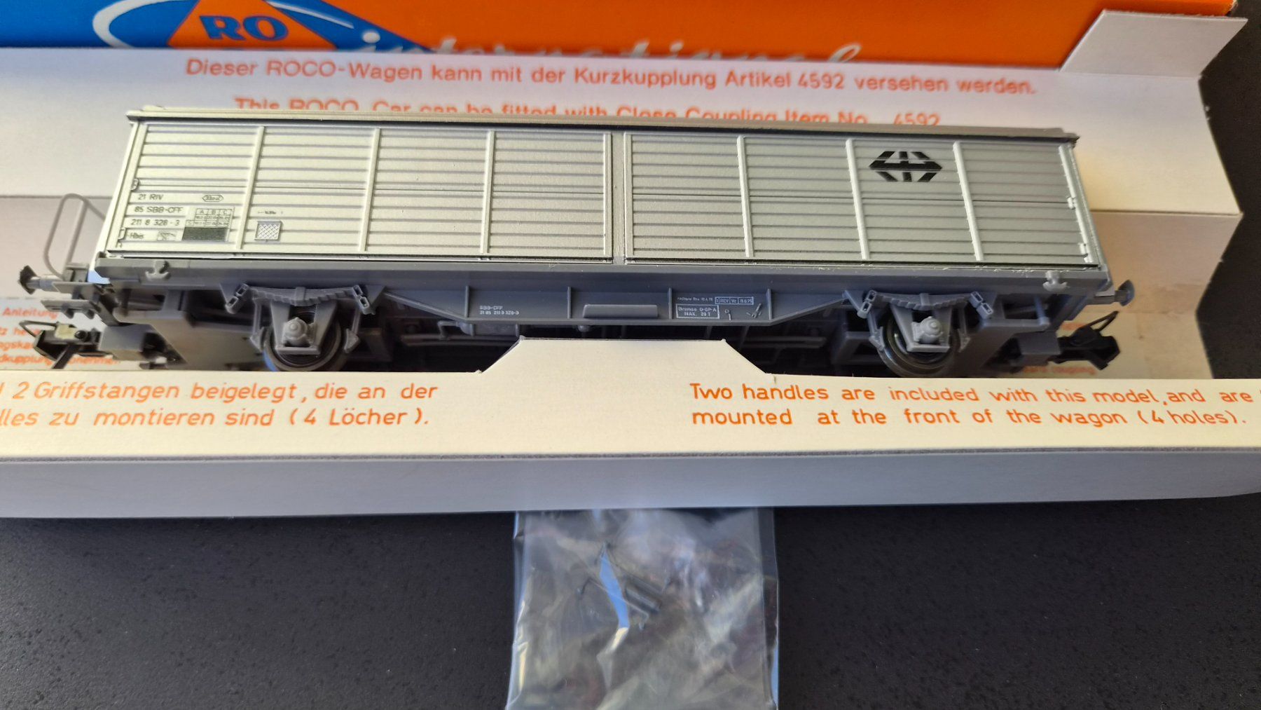Roco Modelleisenbahnen: Roco 4341 Hbis grau H0 DC OVP – Neu und originalverpackt aus Huttwil von Tgv03 4