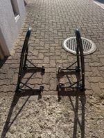 Motorrad Montageständer Set schwarz gebrauchter Zustand