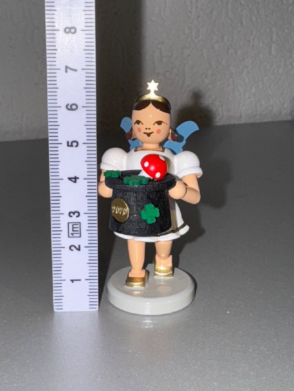 Tutte le decorazioni: Blank Engel, Handarbeit, Holz, Glücksbringer, Schutzengel – Nuovo e nell'imballaggio originale da Grosswangen venduto da Second_hand_paradise 6
