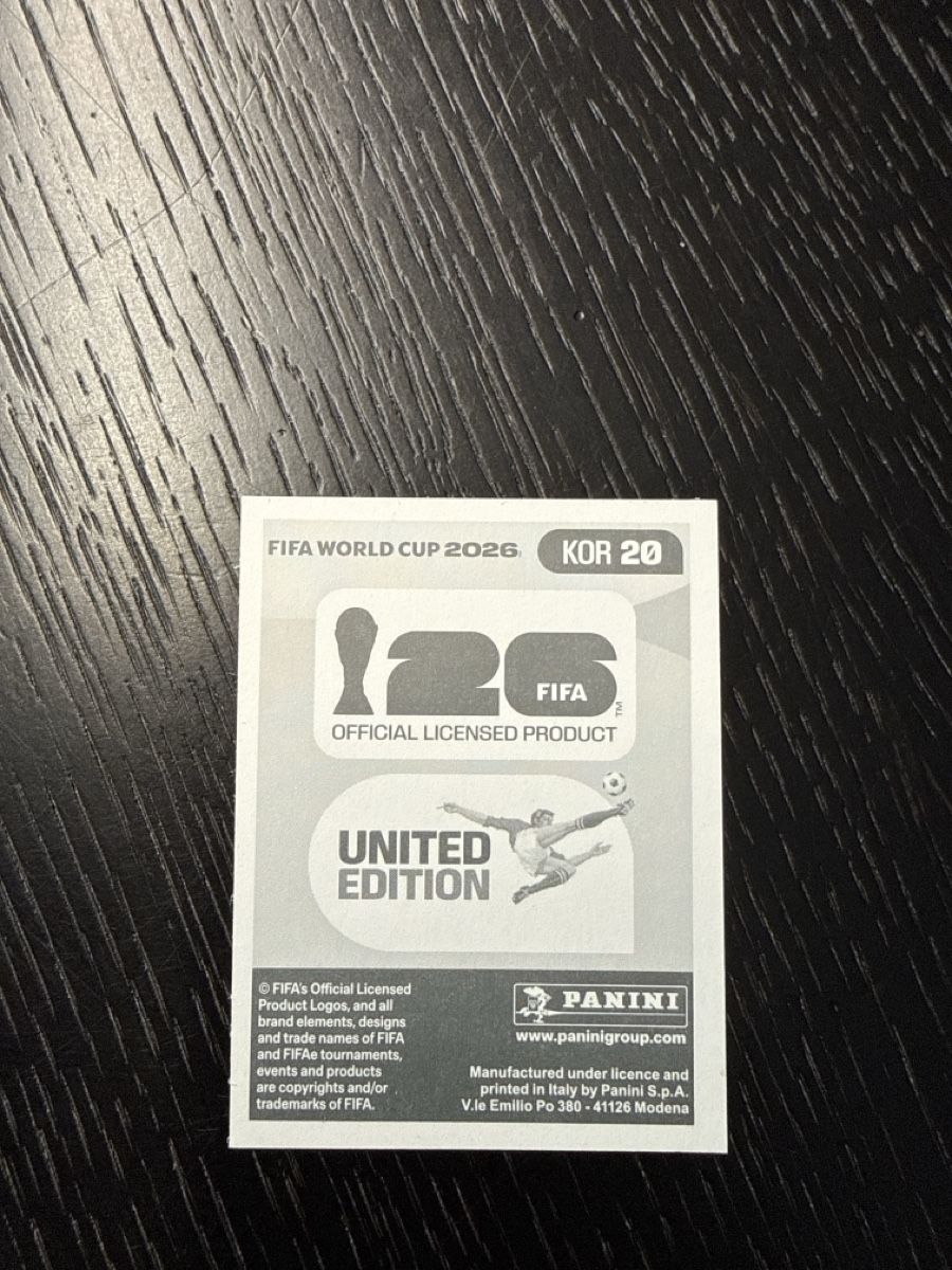 Panini Alben: Panini FIFA World Cup 2026. KOR 20 – Gebraucht aus Oberweningen von Burlli 1
