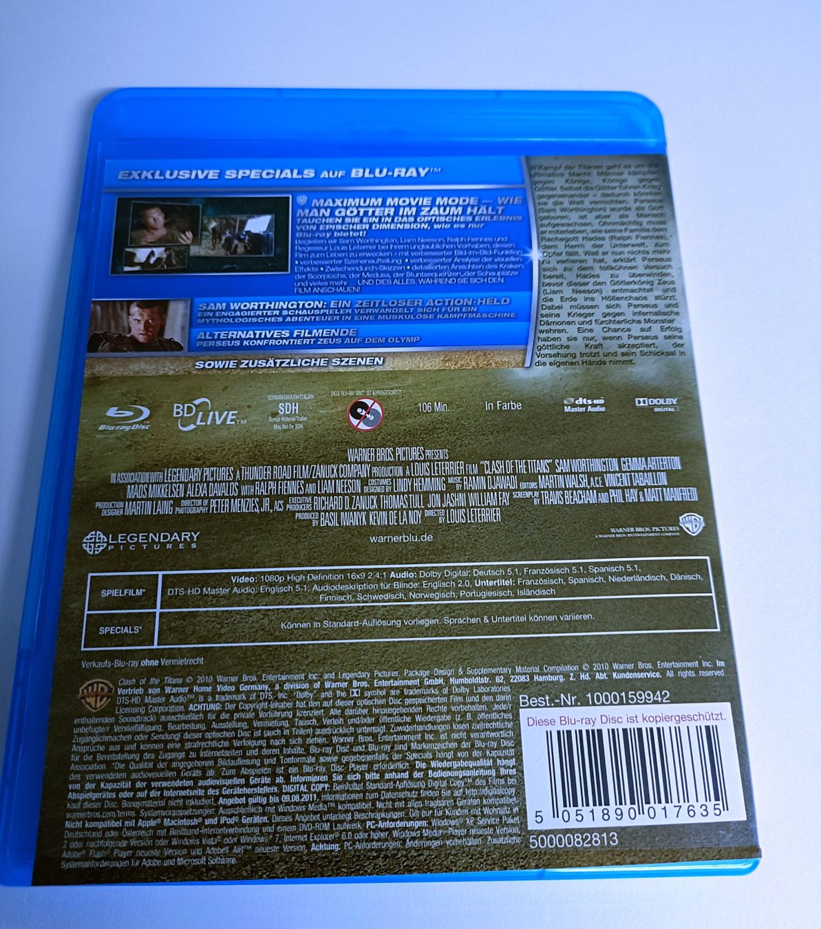 Tutti i DVDs: Kampf der Titanen - Blu-ray – Usato da Köniz venduto da Movieportal007 1