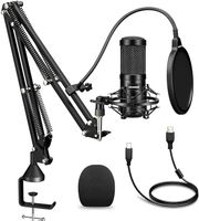 USB Mikrofon Kondensatormikrofon Podcast Set 192kHz/24bit