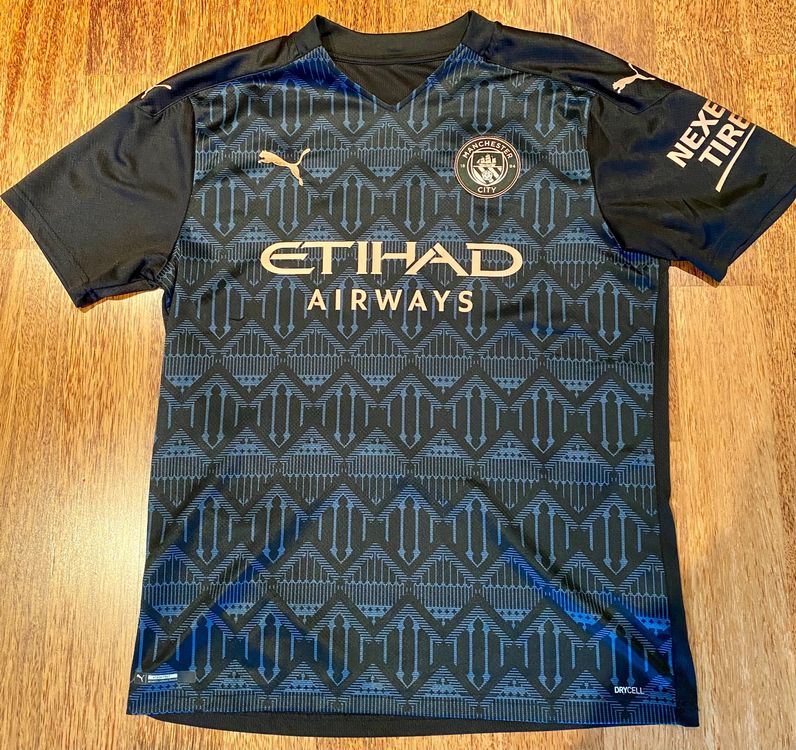 Puma Maillots de corps & Pantalons: Manchester City away Shirt - 2020/2021 - mit Print De Bruyne – Neuf (Voir description) à Hermetschwil-Staffeln par Beat131