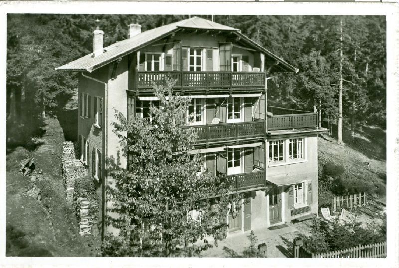 Ansichtskarten: Montana - Pension La Clairière + 1959 – Gebraucht aus Emmenbrücke von teestube
