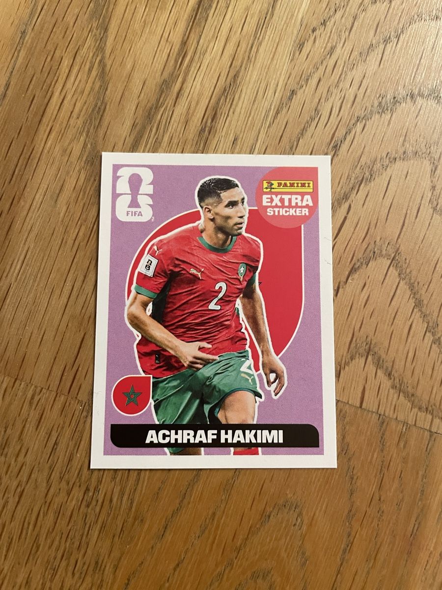 Panini Cartes à collectionner: FIFA Panini extra Sticker 2026 Achraf Hakimi – Neuf (Voir description) à Kloten par guggelhopf