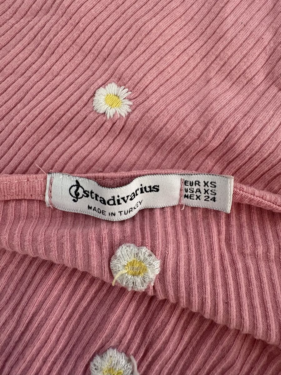 Stradivarius Top: Crop top fleurs – Usato da Sion venduto da edelweissse 2
