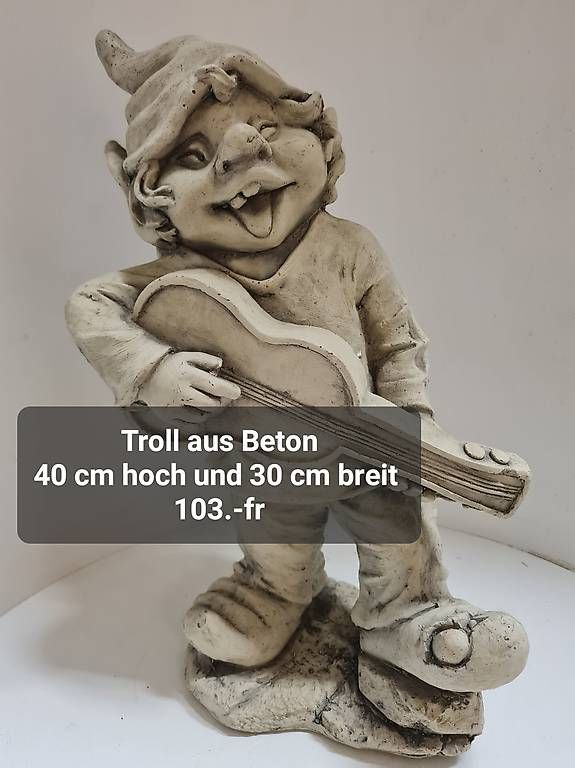 Figuren: Troll aus Beton  – Gebraucht aus Kriens von LotusOase 1