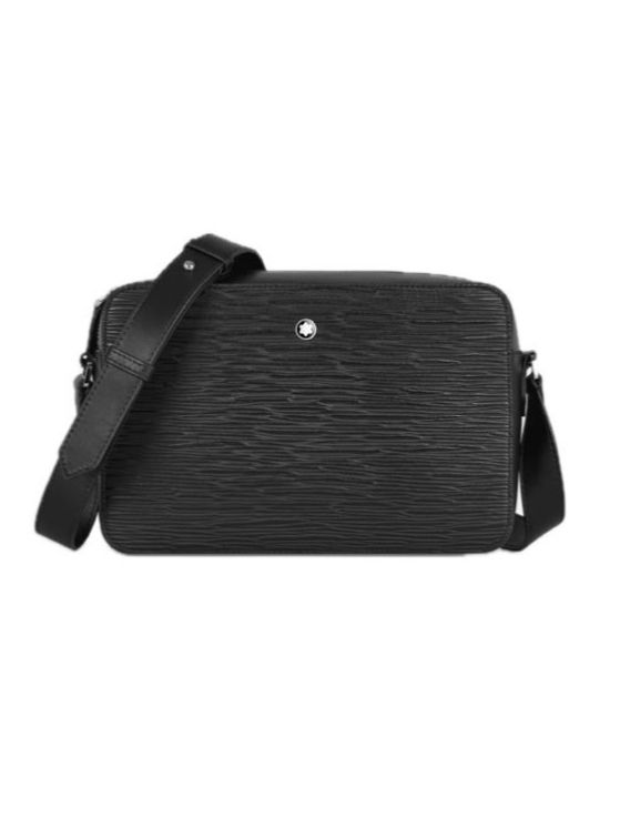 Montblanc Borse: Montblanc 4810 Messenger Bag Black Leather NEW – Nuovo e nell'imballaggio originale da Zürich venduto da brandy9