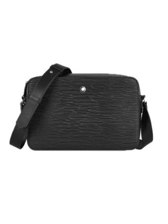 Montblanc 4810 Messenger Bag Black Leather NEW