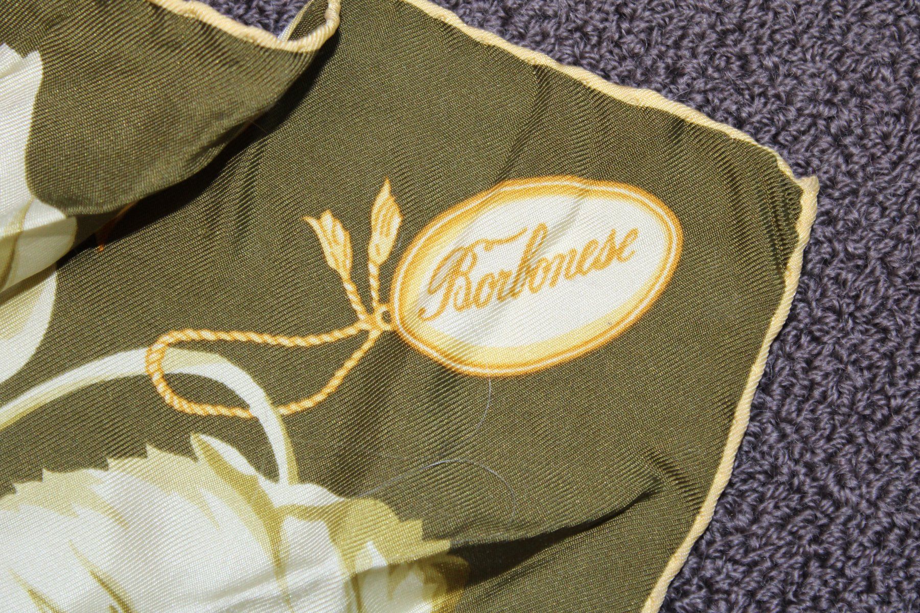 Foulard & Sciarpe: Tuch von *BORBONESE* – Usato da Schaan venduto da antikes_und_kurioses 2