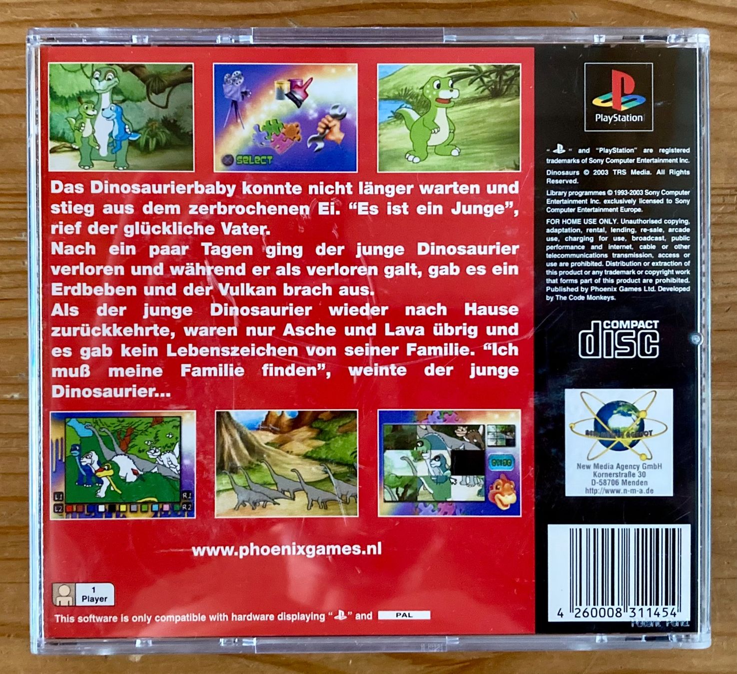 Sony Giochi: Rarität: Dinosaurs - PS1 – Nuovo (secondo la descrizione) da Zürich venduto da Djmotionch 5