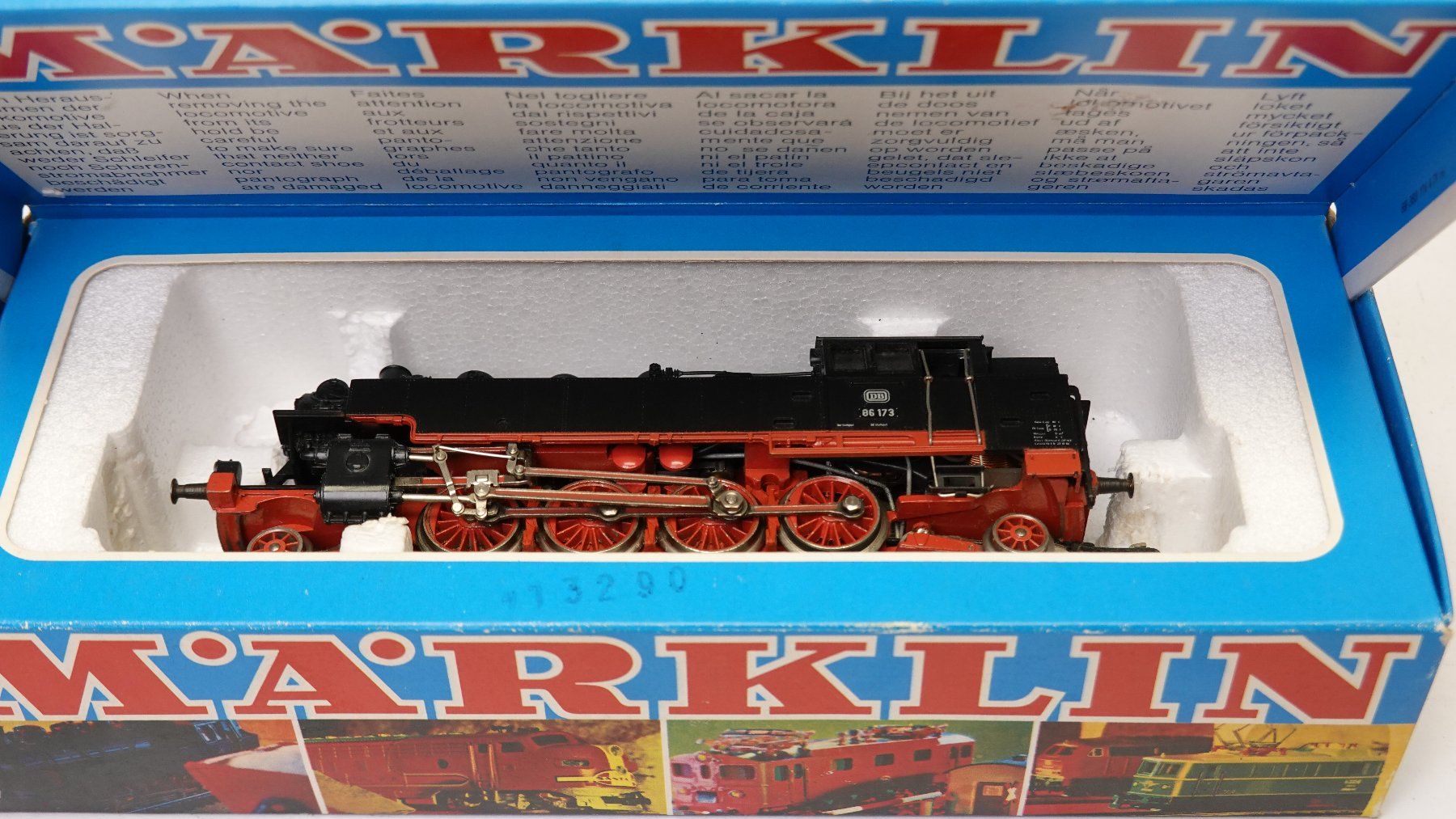 Märklin Modellini di ferrovie: e6 Märklin 3096 DB BR 86 Dampflok – Usato da Thun venduto da evinka_gmbh 8