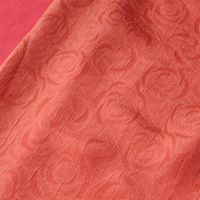 Seide Jacquard Made in Italy 1.65x1.40m Rosenblüte arancione