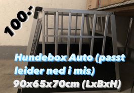 Hundebox Auto Alu 90x65x70cm