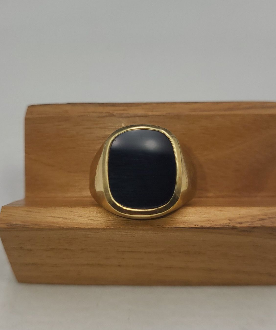 Anelli: Gold 585 Siegelring Mit  Onyx – Usato da Wald ZH venduto da Dasilver 6