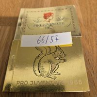 2 Pro Juventute Markenheftchen 1957 und 1966   1x Postfrisch