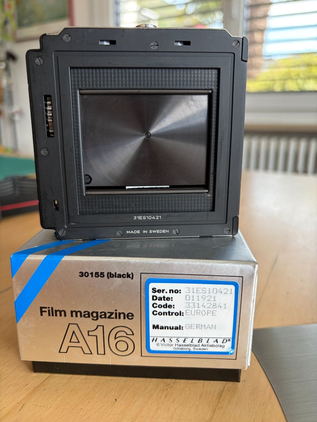Hasselblad Kamera: Hasselblad A16 Film Back – Gebraucht aus Cugnasco von malbeats666