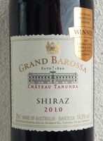 1Fl. Chateau Tanunda 2010      Grand Barossa Shiraz