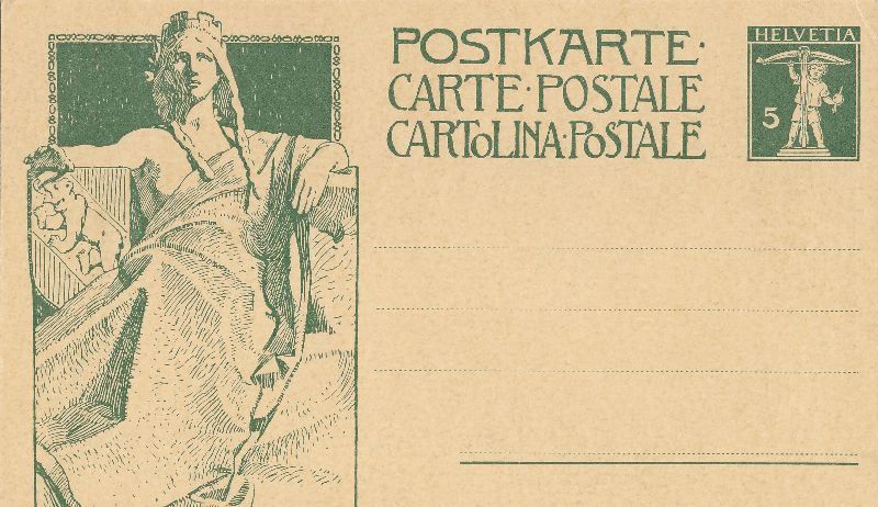 Ansichtskarten: Postkarte postfrisch + c1910 – Gebraucht aus Emmenbrücke von teestube