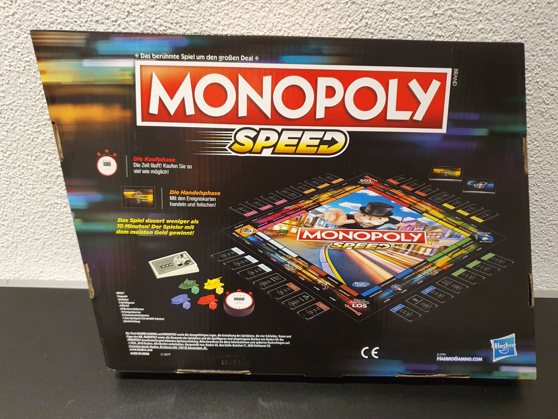 Hasbro Giochi: Neu - Hasbro - Monopoly Speed – Nuovo e nell'imballaggio originale da Dagmersellen venduto da Jarsetz_Restposten 1