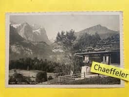 1916 Hasliberg, Wetterhorn