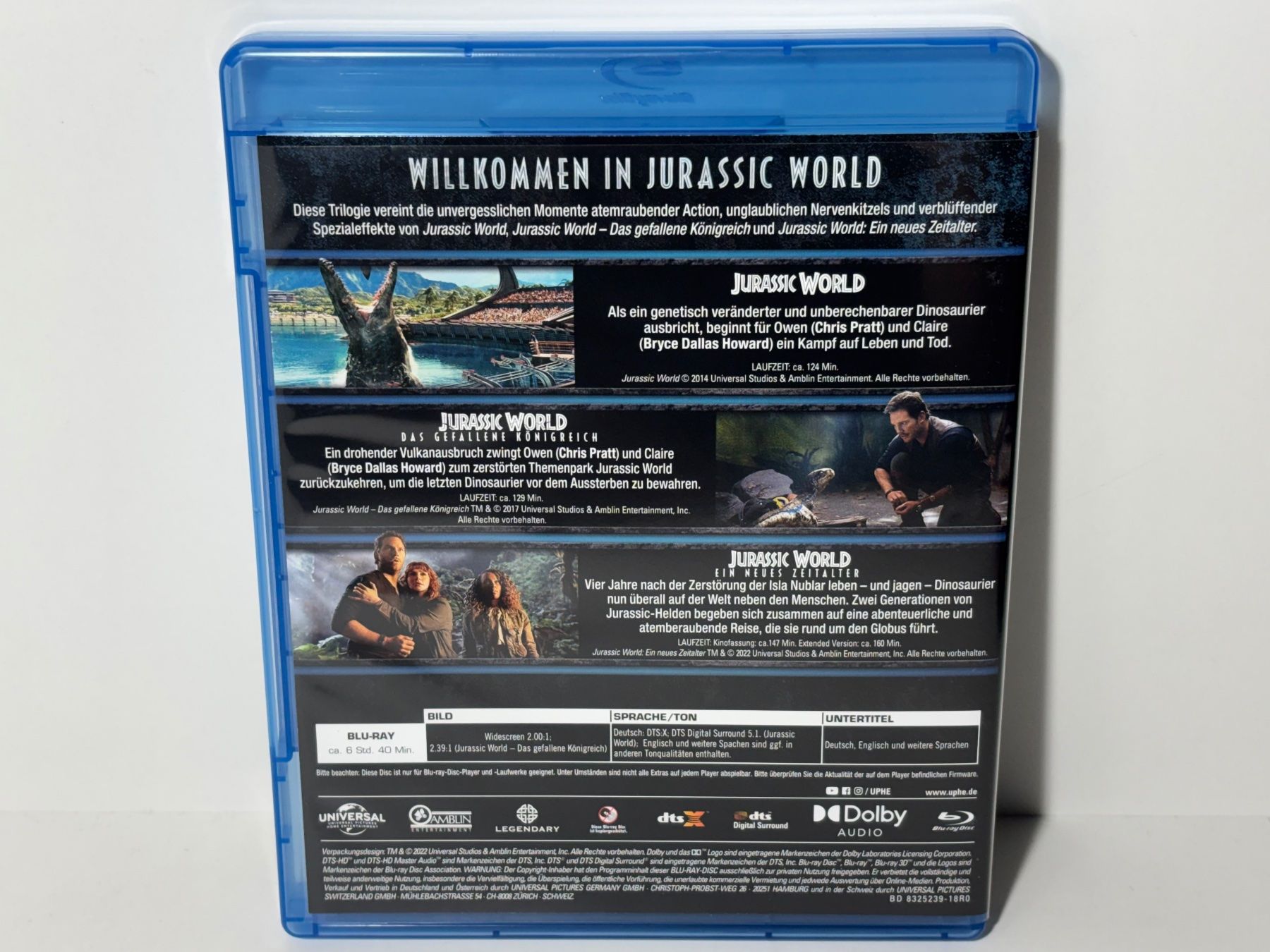 Tutti i DVDs: Jurassic World 1-3 Blu Ray – Usato da Wilderswil venduto da Mr.Fury 3