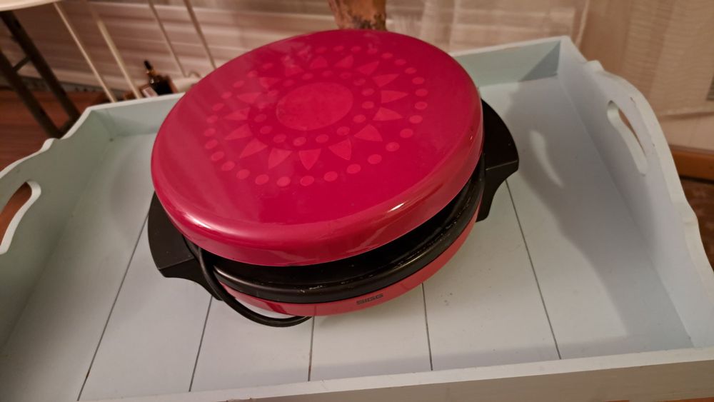 Sigg Raclette-Ofen 6er, Emaille rot, Vintage (Gebraucht) in Schliern b ...
