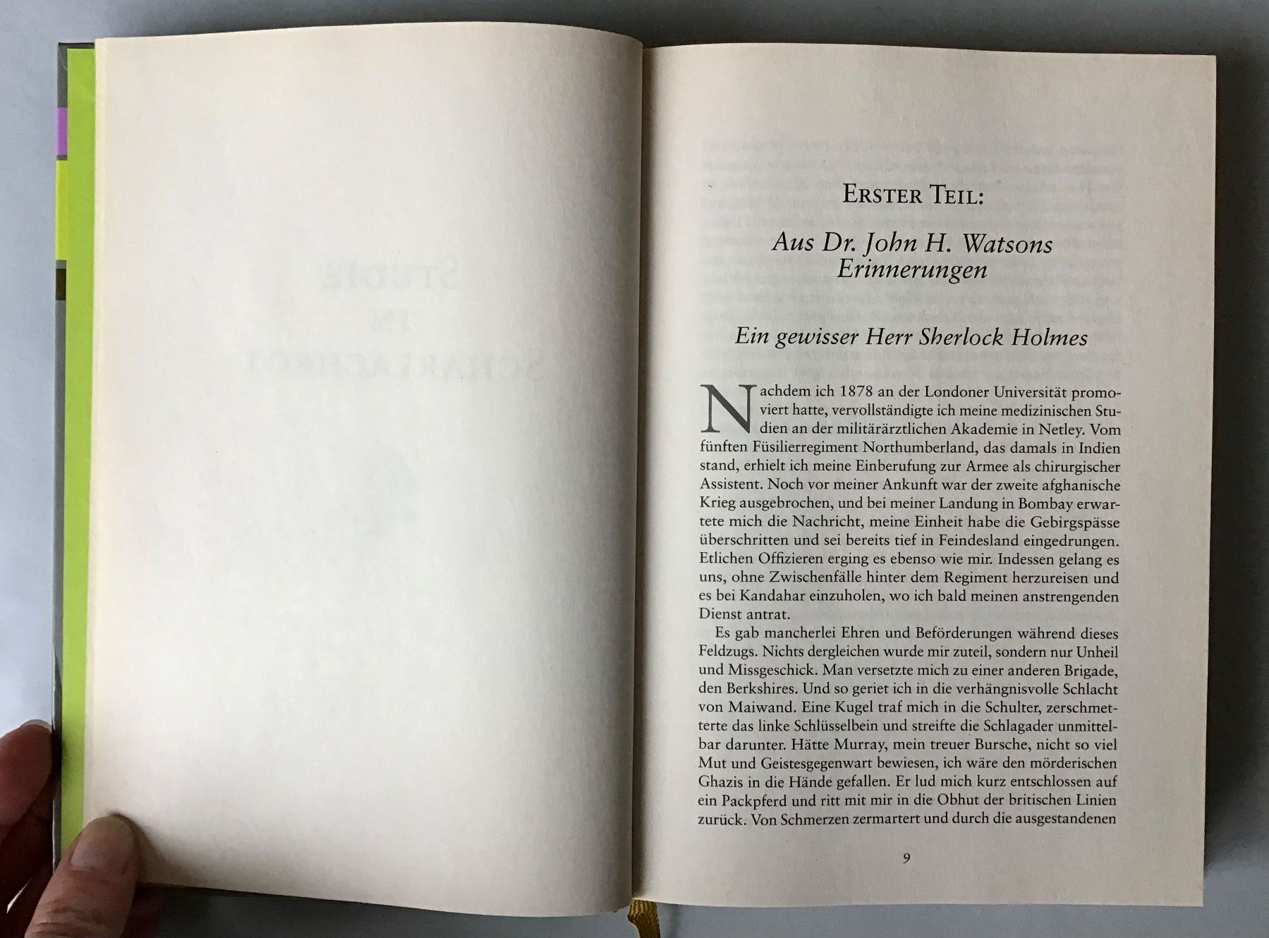 Libri: Der Hund von Baskerville / Studie in Scharlachrot – Nuovo (secondo la descrizione) da Bubendorf venduto da Alpenheidi 5