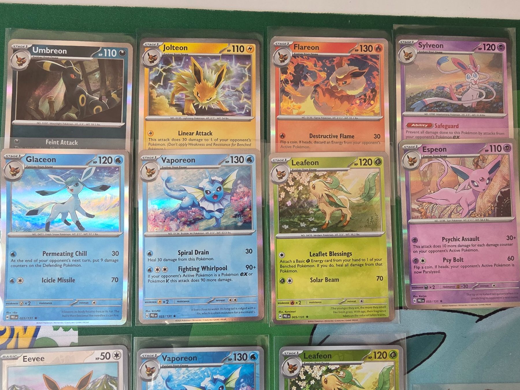 Pokémon Carte collezionabili: Pokemon Eevee Entwicklungen Set / Leafeon, Glaceon Englisch – Usato da Gossau SG venduto da worklifebalance 2