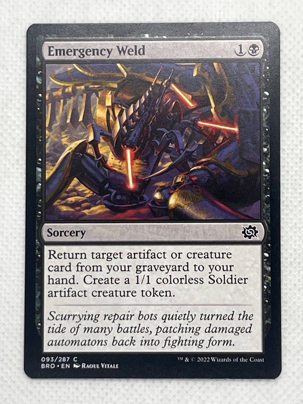 Magic The Gathering Cartes à collectionner: MTG Emergency Weld BRO 093 Englisch Common – D'occasion à Hinterkappelen par Kim1992
