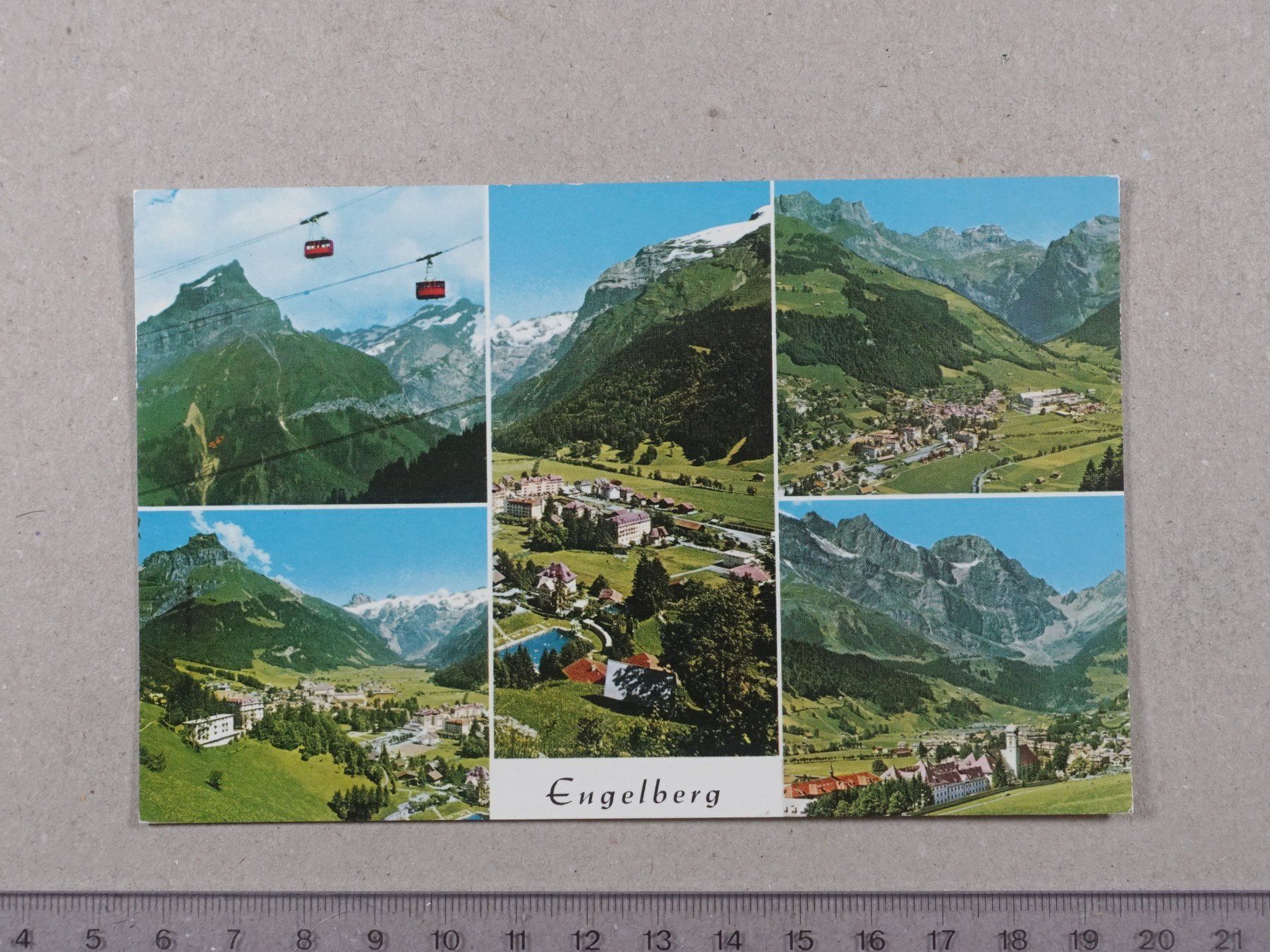 Cartoline postali: Engelberg, 1972 – Usato da Lenzburg venduto da fh1
