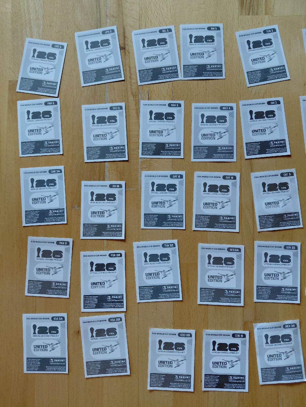 Panini Sammelbilder & Trading cards: Panini 2026 set de 40 stickers, sans doubles – Neu (gemäss Beschreibung) aus Ovronnaz von Ma-94-hey 2