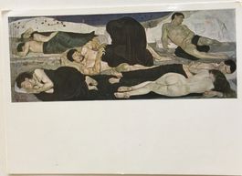 Ferdinand Hodler, Die Nacht, Künstlerkarte